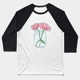 Flowers in jar Baseball T-Shirt